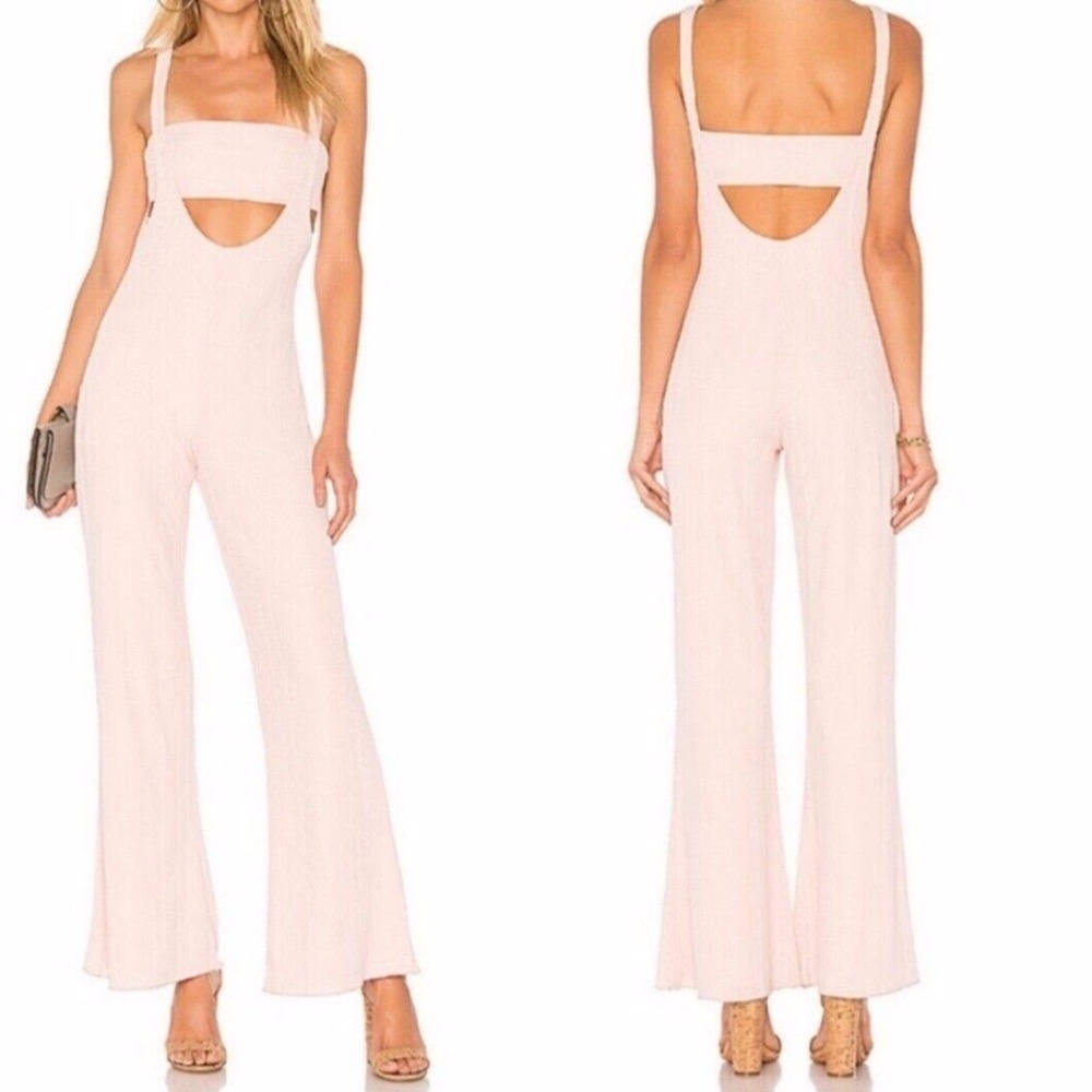NWOT House of Harlow x Revolve Morin Pink Jumpsuit Size XXS